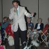 David and Vallee in the ring at the 2008 National Specialty